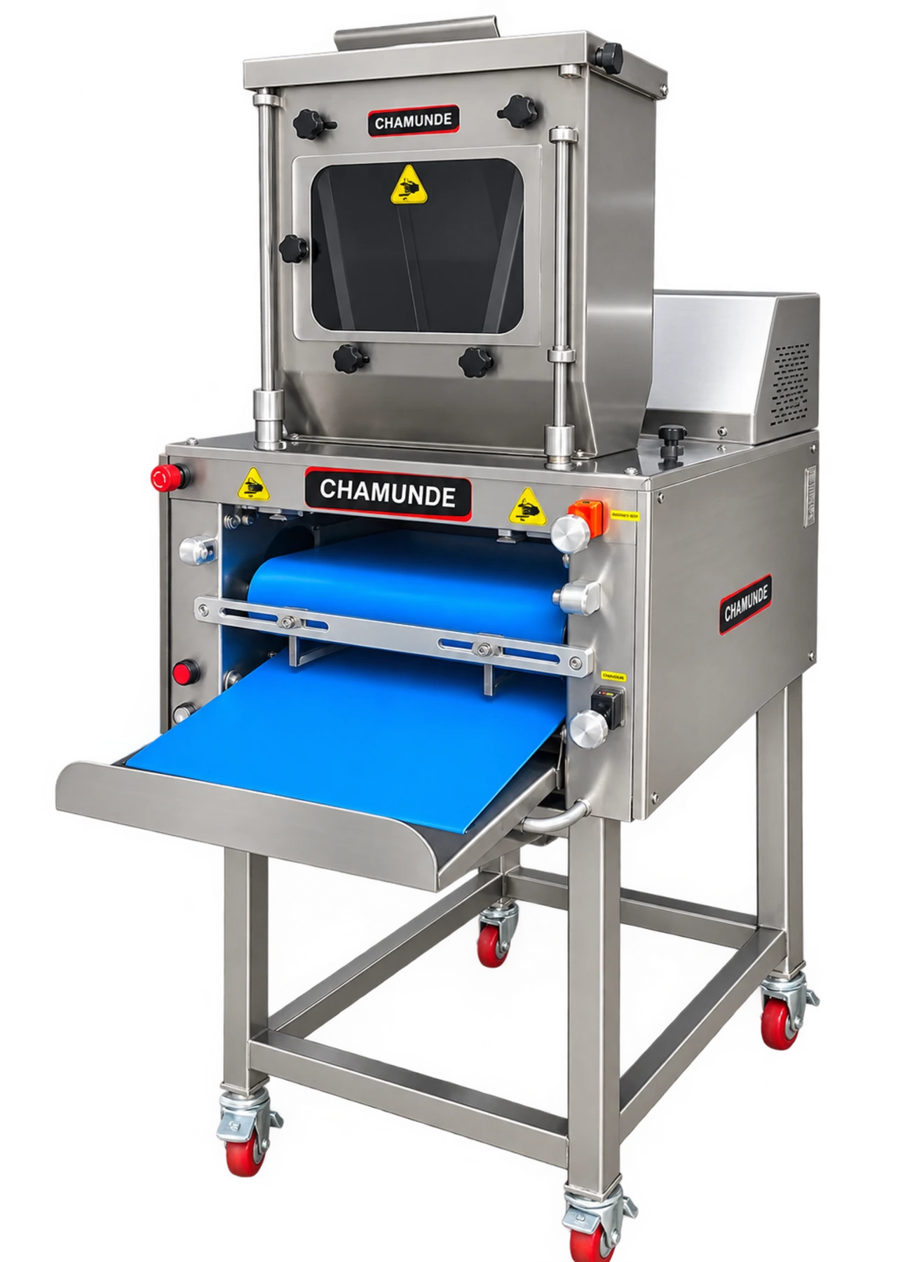 CHAMUNDE bread moulder with sheeting belts and curling board