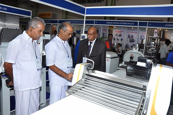 Bakery machinery on display at Foodpro