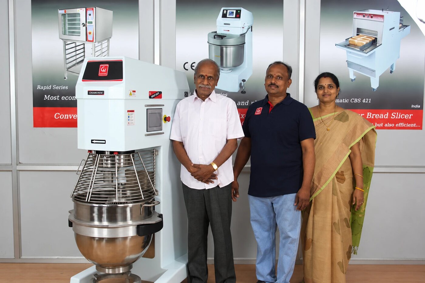 CHAMUNDE team with a planetary mixer