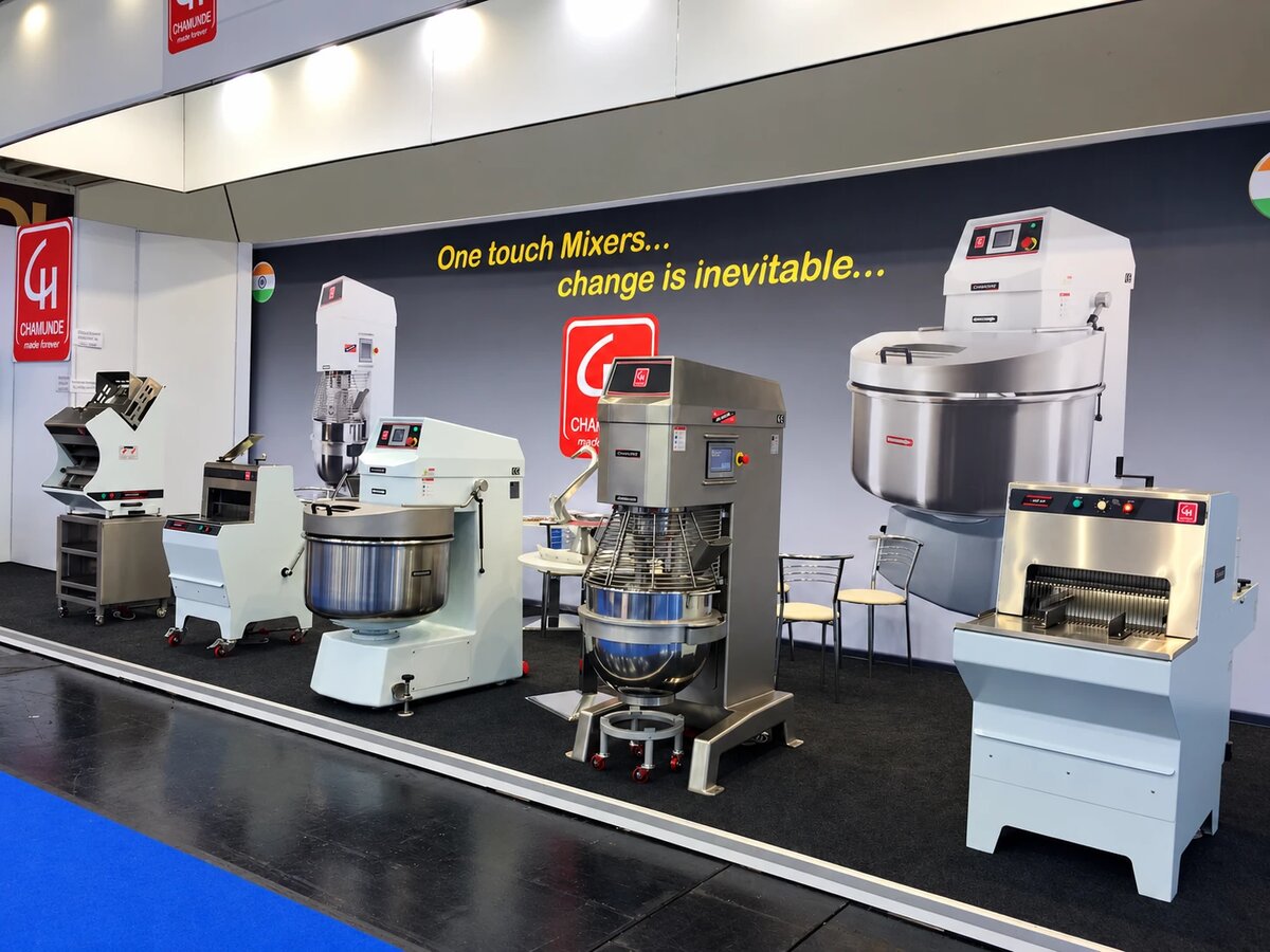 CHAMUNDE machines on the IBA Munich 2015 stand